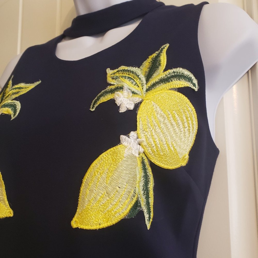 GB "Love Lemons" Blue Top NWT - Picture 3 of 10